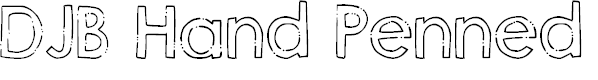 DJB Hand Penned Font