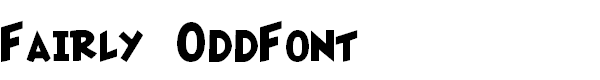 Fairly OddFont