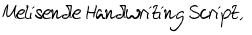 Melisende Handwriting Script