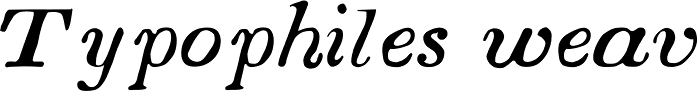 Boston 1851 Italic Expanded