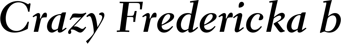 Electra Bold Cursive