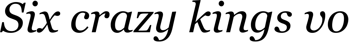 Georgia Italic