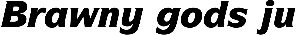 ITC Symbol Black Italic