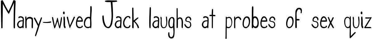 Free Pajama Pants Fonts