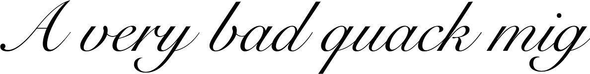 Snell Roundhand Script